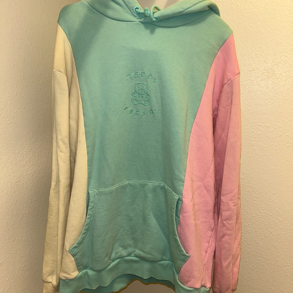 Teddy Fresh Tri Color Hoodie